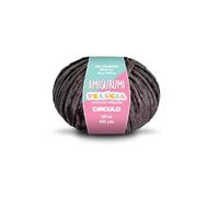 Circulo - Hilo Amigurumi Pelucia, hilo de felpilla de terciopelo especial para amigurumis y manta, 144 yardas, peinado (8990 - negro)