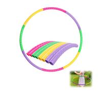 Círculo Hula Hoop multicolor 8 piezas niños, diseño desmontable ajustable, juguete danza fitness, actividad gimnasio casa, círculo ligero para gimnasia fiestas
