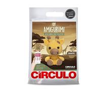 CIRCULO - Kit de amigurumi - Kit de ganchillo de animales de safari para principiantes con instrucciones fáciles - Todo incluido - Juego con hilo de amigurumi de alta calidad - Jirafa