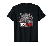 Círculo rúnico de Guerreros Vikingos nórdicos, valquiria vikinga de Brynhildr Camiseta