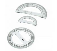 Circulo transparente en plastico inyectado graduado y biselado 12 cm.