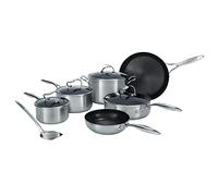 Circulon 70051 - Juego de sartenes de acero inoxidable, color negro