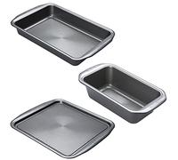 Circulon Momentum - Bandeja para horno, carbono, acero, plata, 34 x 37 x 1.5 cm