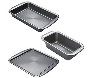 Circulon Momentum - Bandeja para horno, carbono, acero, plata, 34 x 37 x 1.5 cm