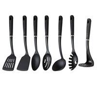 Circulon Momentum - Juego de Herramientas y Utensilios de Cocina (7 Piezas), plástico Acero Inoxidable, Negro, 7 Piece Set
