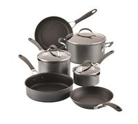 Circulon Scratch Defense - Juego de 6 sartenes antiadherentes con antiadherente extremo, apto para lavavajillas y horno, acabado de peltre de grafito