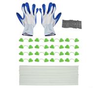 Círculos de apoyo flexibles para el crecimiento de plantas en invernaderos y viveros que mejoran la estabilidad y el crecimiento