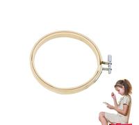 Círculos de bordado | Círculo de bordado de aros de punto de bambú | Anillo del aro del punto del círculo del bambú para el bordado y el de