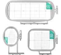 Círculos de bordado Sew Tech para máquinas de bordar Brother Innov-is 900 90E 955 97E M240ED M280D (Set 3en 1)