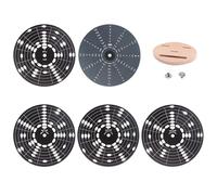 Círculos de metal para guitarra, escala de guitarra, círculos de quintas, accesorios de instrumentos musicales, textura de aleación de aluminio