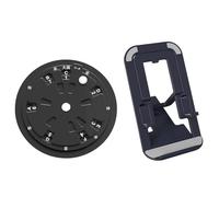 Círculos de quintas portátiles para guitarras, ayuda de aprendizaje, textura de aleación de aluminio, adecuado para teoría musical, práctica, uso como herramienta de educación musical