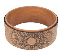 Círculos de rueda de yoga de goma de PU, equipo de entrenamiento de yoga para entrenamiento en gimnasio, herramienta de fitness de alta densidad con diseño antideslizante, camilla (Anillo interior de