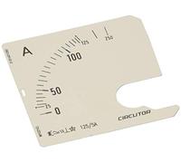 Circutor sec - Escala amperímetro sec 72 125/5 corriente alterna