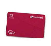 Circutor V30012. RVE-CARD Tarjeta de Proximidad con Memoria Interna, Rojo, Estándar