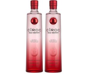Cîroc Red Berry Vodka, 37,5% vol, 70 ayas Rojas y Silvestres de Verano, Delicioso y elegantemente Suave (Paquete de 2)