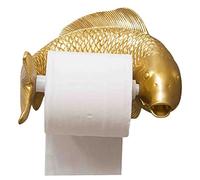 CIRONI Portarrollos de Papel higiénico Portarrollos de Papel higiénico montado en la Pared Estante para pañuelos Resina Creativa Pez Papel higiénico Toalla Shlef Animal Lindo Distribuidor de Papel