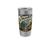Cirque de Gavarnie Francia Gavarnie Vacaciones Pirineos Franceses Vaso térmico de acero inoxidable de doble pared