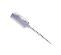 Cirraorive Cepillo Alisador, Cepillo Cardador, Peine de Cola, Peine Alisador, Peine de Doble Cara para Seccionar El Cabello, Peine para Peinar, PP, Gris