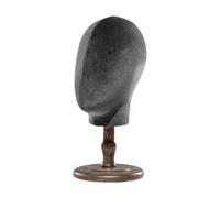Cirraorive Soporte para Sombreros de Maniquí, Expositor Multiusos para Pelucas, Modelo de Cabeza de Maniquí para Diademas, Sombreros de Centro Comercial, MarrÓn
