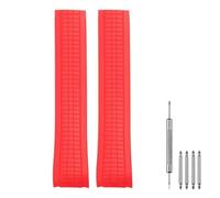Cirtrar Correa de reloj de goma de silicona de 21 mm compatible con Patek Aquanaut Philippe -5164A 5167A