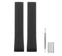 Cirtrar Correa de reloj de goma de silicona de 21 mm compatible con Patek Aquanaut Philippe -5164A 5167A