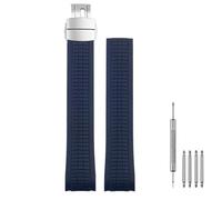 Cirtrar Correa de reloj de goma de silicona de 21 mm compatible con Patek Aquanaut Philippe -5164A 5167A
