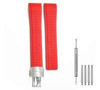 Cirtrar Correa de reloj de goma de silicona de 21 mm compatible con Patek Aquanaut Philippe -5164A 5167A