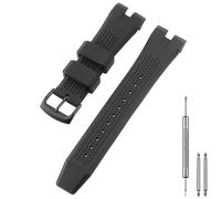 Cirtrar Correa de reloj de silicona de goma compatible con Citizen AW1475 1476 1477 CA4154 4155 con herramienta de barra de resorte gratuita