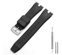 Cirtrar Correa de reloj de silicona de goma compatible con Citizen AW1475 1476 1477 CA4154 4155 con herramienta de barra de resorte gratuita