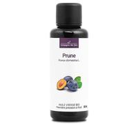 CIRUELA - 50 mL - Aceite Vegetal Orgánico - 100% Puro, Natural, Virgen y Certificado AB - Botella en Vidrio