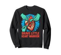 Cirugía a corazón Abierto Brave Little Heart Warrior Fun Kids Sudadera