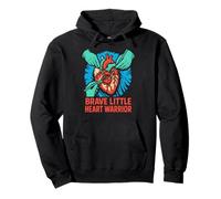 Cirugía a corazón Abierto Brave Little Heart Warrior Fun Kids Sudadera con Capucha