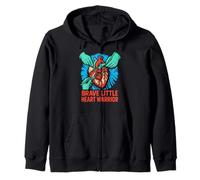 Cirugía a corazón Abierto Brave Little Heart Warrior Fun Kids Sudadera con Capucha