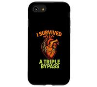 Cirugía cardíaca Sobreviví Triple Bypass Fun Mens Get Well Carcasa para iPhone SE (2020) / 7/8