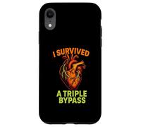 Cirugía cardíaca Sobreviví Triple Bypass Fun Mens Get Well Carcasa para iPhone XR
