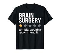 Cirugía cerebral Clasificación de una estrella Cirugía cerebral Recuperación Camiseta