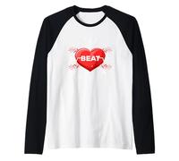 Cirugía de Bypass cardíaco para The Beat va en el corazón Camiseta Manga Raglan
