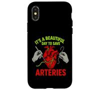 Cirugía de derivación Salvar arterias Paciente de cirugía para Hombre Fresco Carcasa para iPhone X/XS