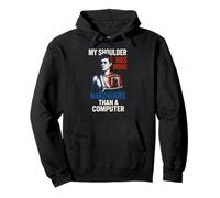 Cirugía de Hombro Más Hardware Divertido Hombre Cirugía Paciente Sudadera con Capucha