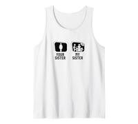 Cirugía Tu Hermana Mi Hermana Hermano Divertido Cirujano Camiseta sin Mangas