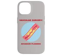 Cirugía Vascular: Fontanería Avanzada Divertida PA, Cirujano, Enfermera Carcasa para iPhone 14