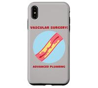 Cirugía Vascular: Fontanería Avanzada Divertida PA, Cirujano, Enfermera Carcasa para iPhone XS MAX