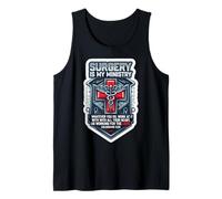 Cirujano Cristiano Cirugía Es Mi Ministerio Jesús Versículo de la Biblia Camiseta sin Mangas