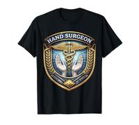 Cirujano de Mano Caduceo Insignia Cirugía de Muñeca Médico Médico MD Camiseta