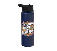 Cirujano de Navidad - Operando Bajo El Muérdago Stainless Steel Insulated Water Bottle