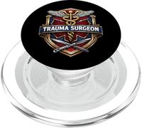 Cirujano de Trauma Cirugía Caduceo Médico Quirúrgico MD Médico PopSockets PopGrip para MagSafe
