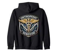 Cirujano Ortopédico Caduceo Cirugía Ortopédica Doctor MD Sudadera con Capucha