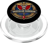 Cirujano Vascular Caduceo Insignia Cirugía Médico Quirúrgico MD PopSockets PopGrip para MagSafe