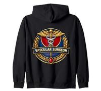 Cirujano Vascular Caduceo Insignia Cirugía Médico Quirúrgico MD Sudadera con Capucha