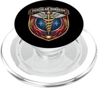 Cirujano Vascular Caduceus Badge Cirugía MD Médico Quirúrgico PopSockets PopGrip para MagSafe